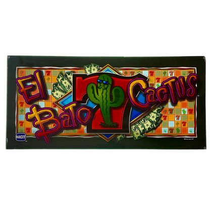 El Bato Cactus Slot Glass