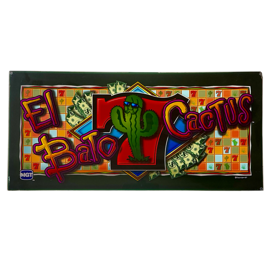 El Bato Cactus Slot Glass