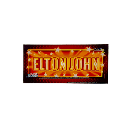 Elton John Slot Glass