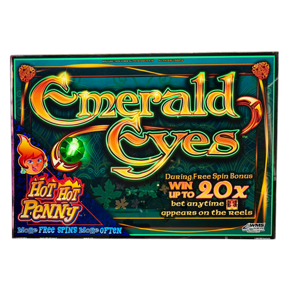 Emerald Eyes Jumbo Slot Glass