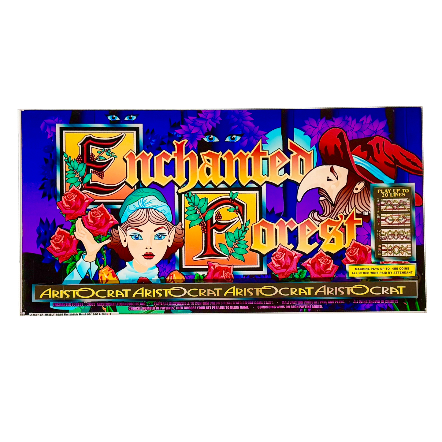 Enchanted Forest Slot Retro Acrylic