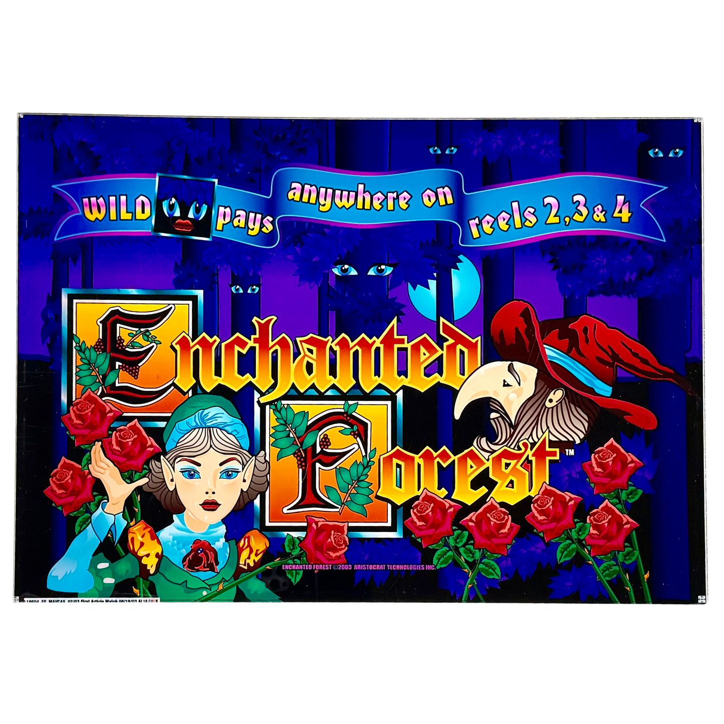 Enchanted Forest Slot Retro Acrylic