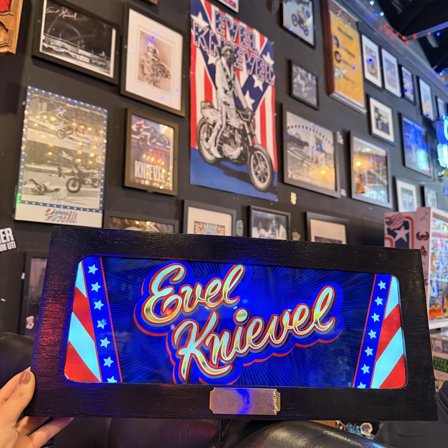 Evel Knievel Slot Retro Acrylic