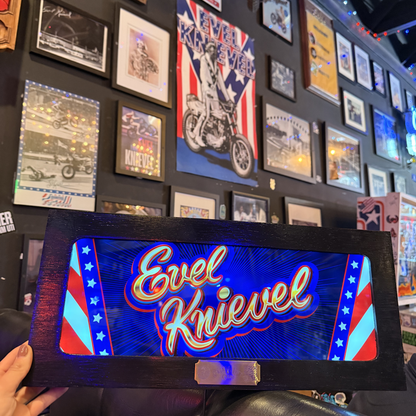 Evel Knievel Slot Retro Acrylic