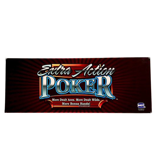 Extra Action Bonus Poker Slot Glass