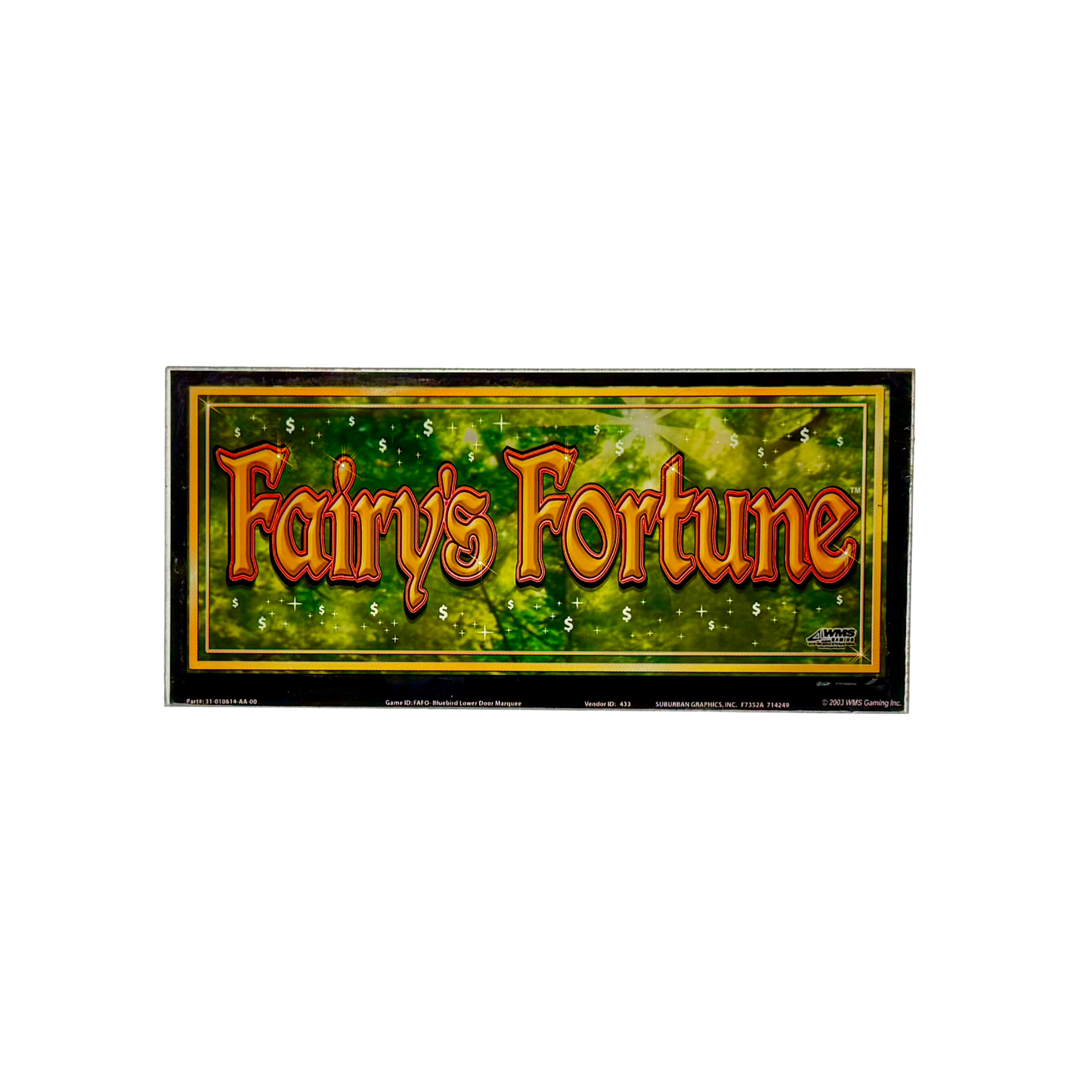 Fairy's Fortune Slot Glass