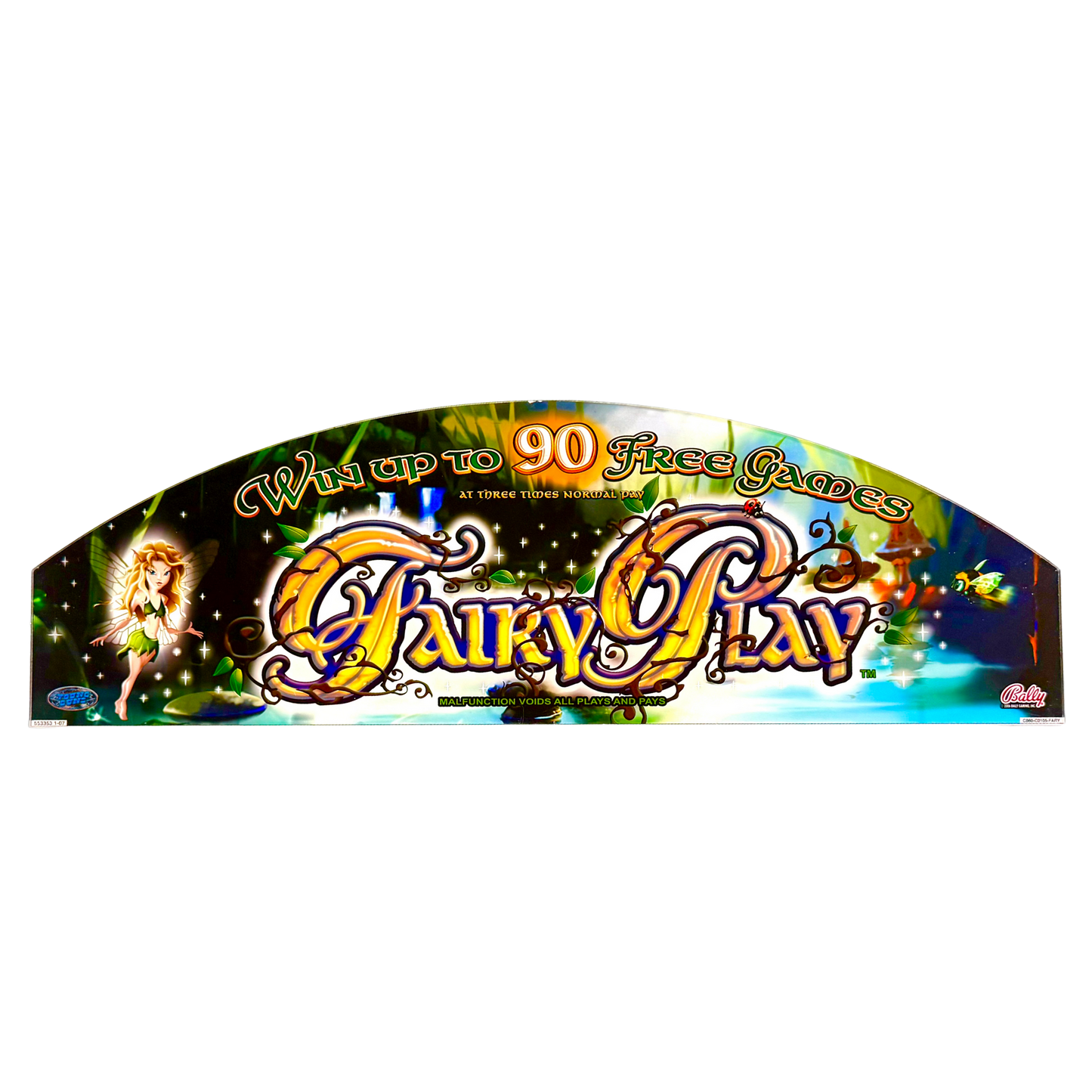 Fairy Play Slot Glass