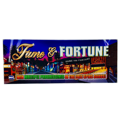 Fame & Fortune Slot Glass