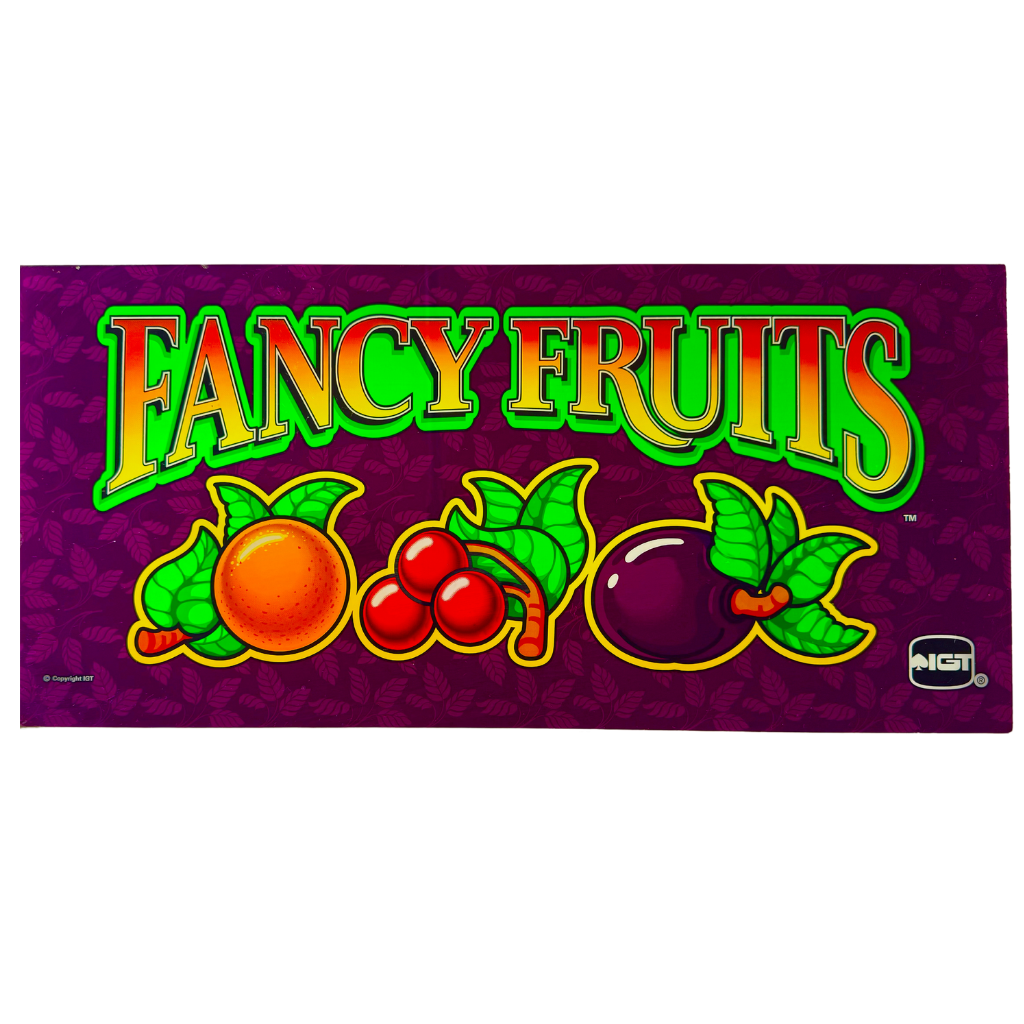 Fancy Fruits Slot Glass