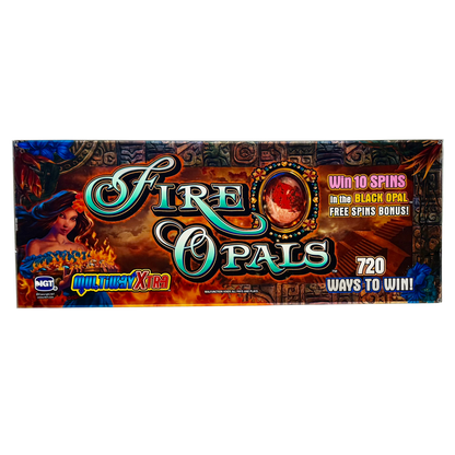 Fire Opals Slot Glass