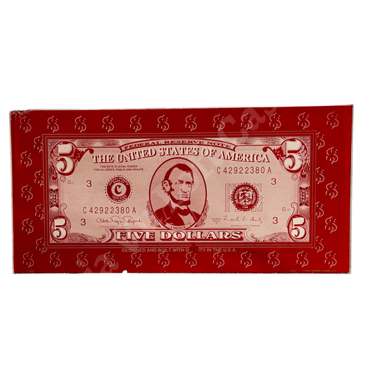 $5 Bill Slot Glass
