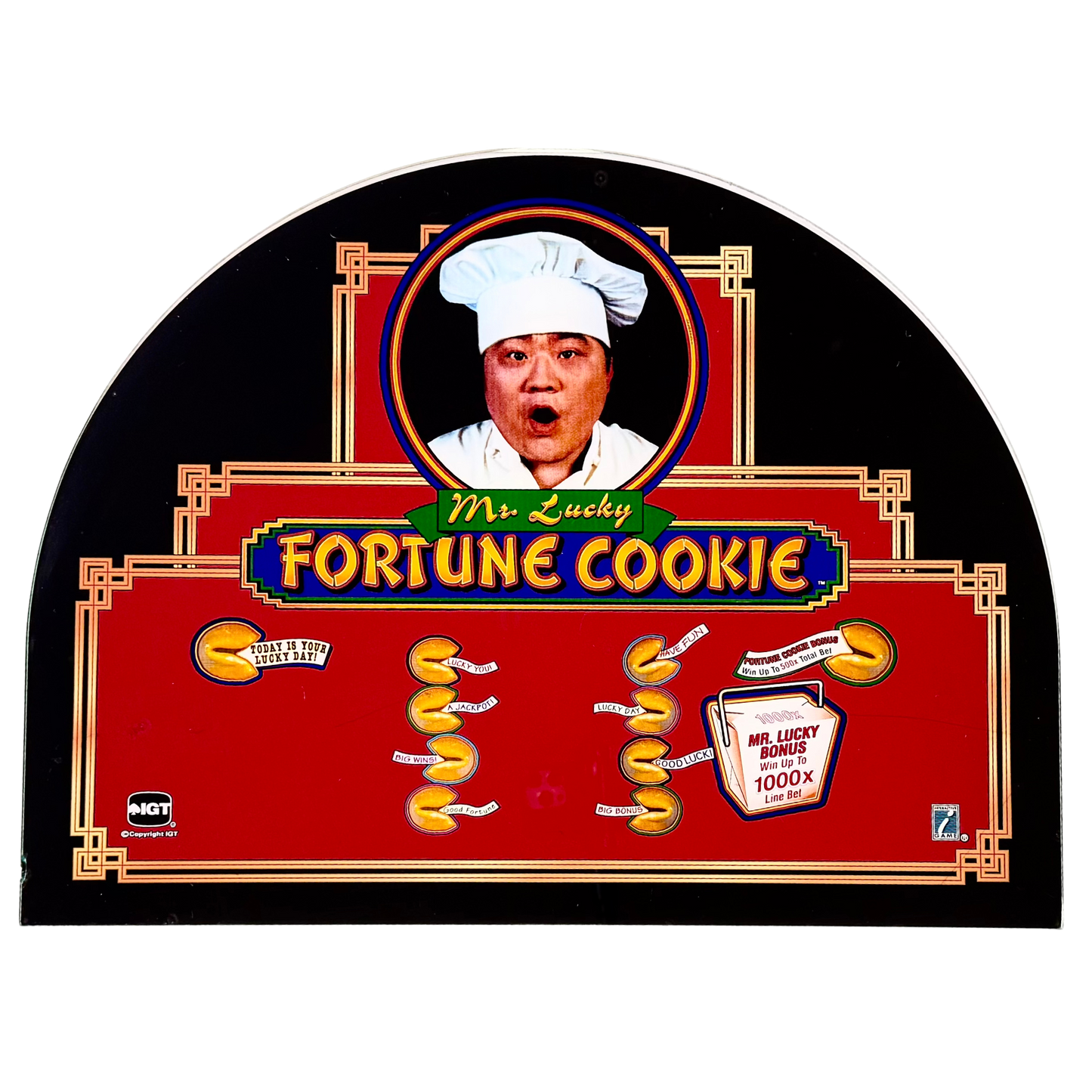 Fortune Cookie Jumbo Slot Glass