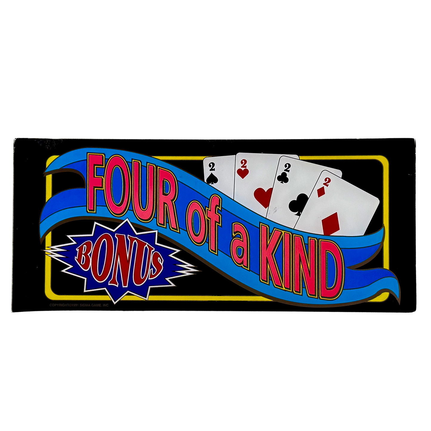 Four Of A Kind Poker Slot Glass