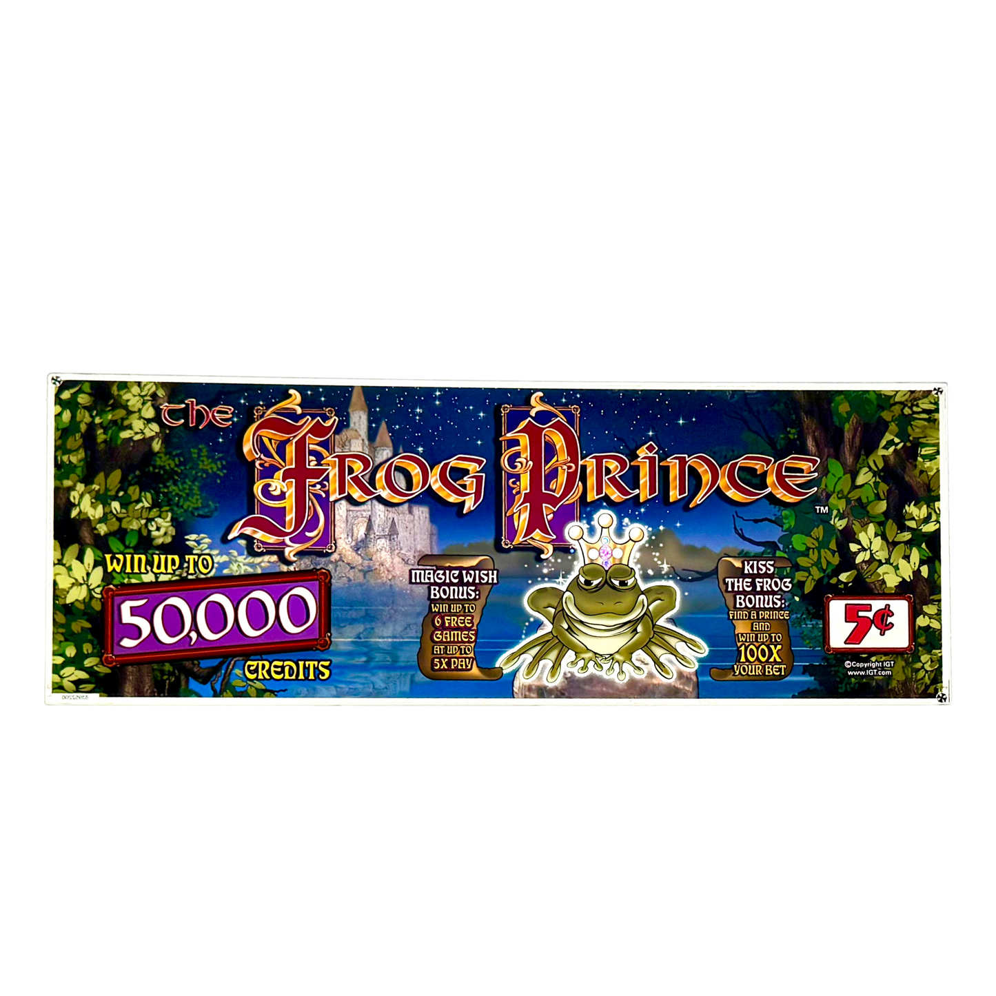 The Frog Prince Slot Glass