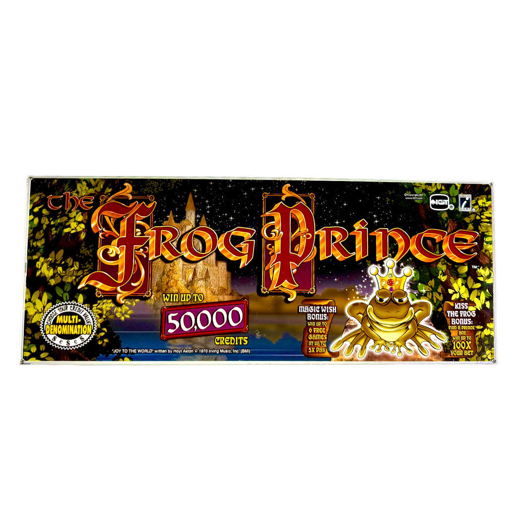 Frog Prince Slot Glass