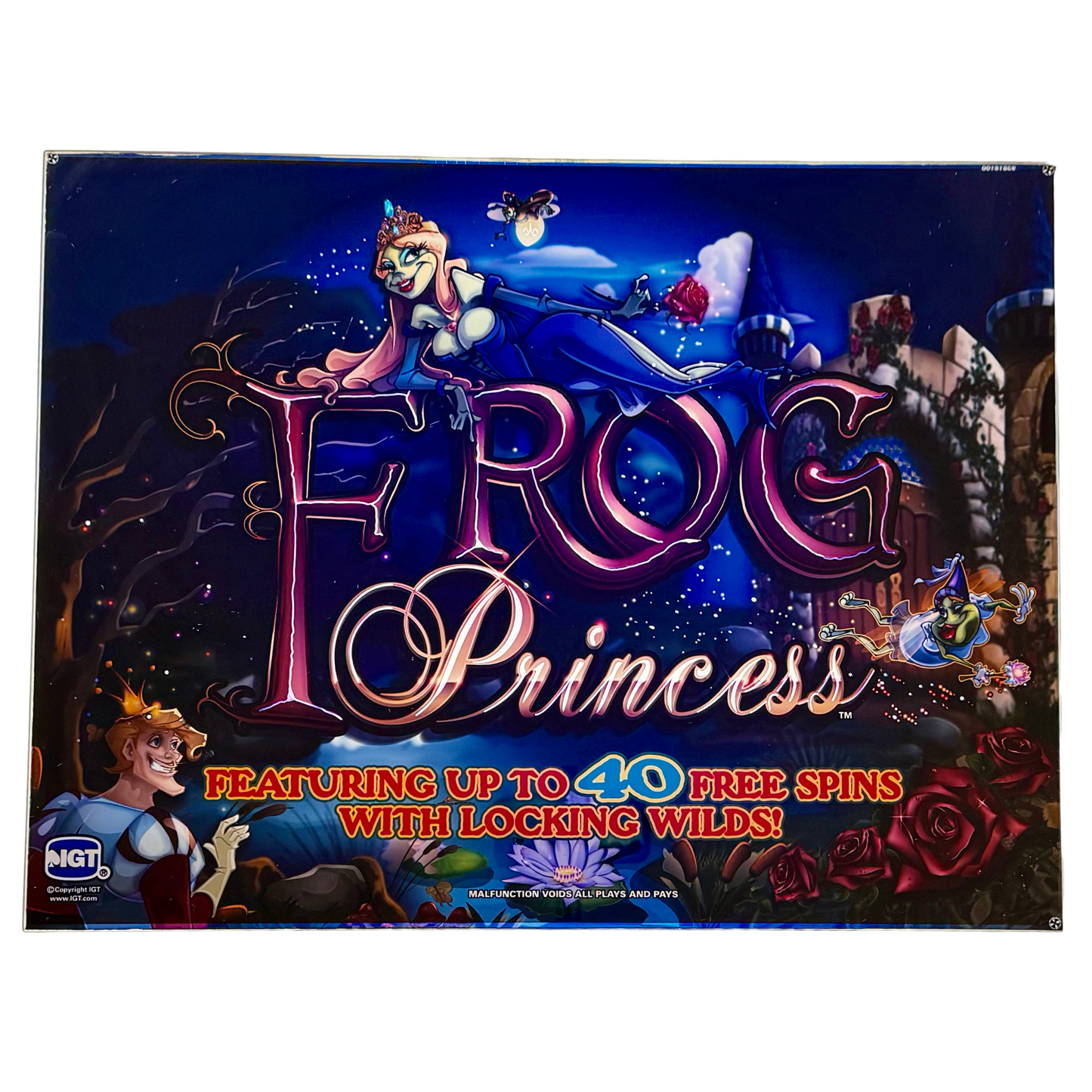 Frog Princess Jumbo Slot Glass