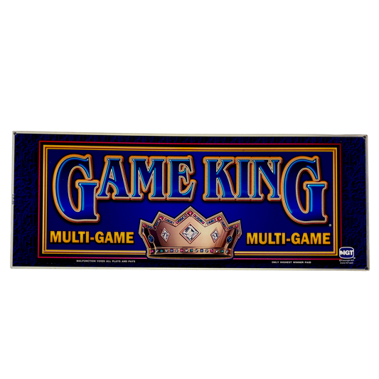 Game King Blue Slot Glass