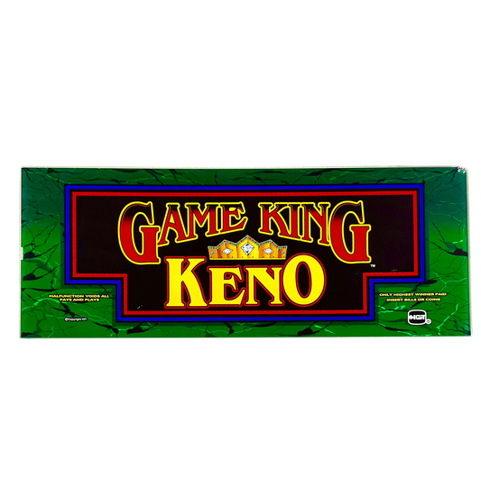 Game King Green Slot Glass