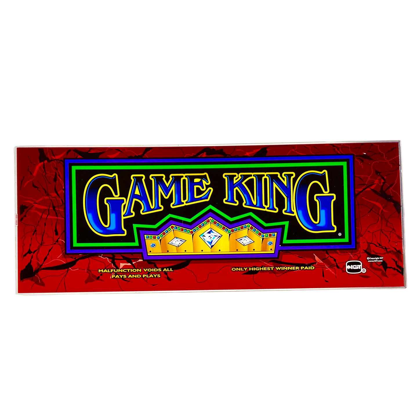 Game King Red Slot Glass