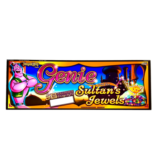 Genie Sultan's Jewels Slot Glass