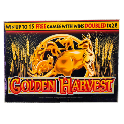 Golden Harvest Slot Retro Acrylic
