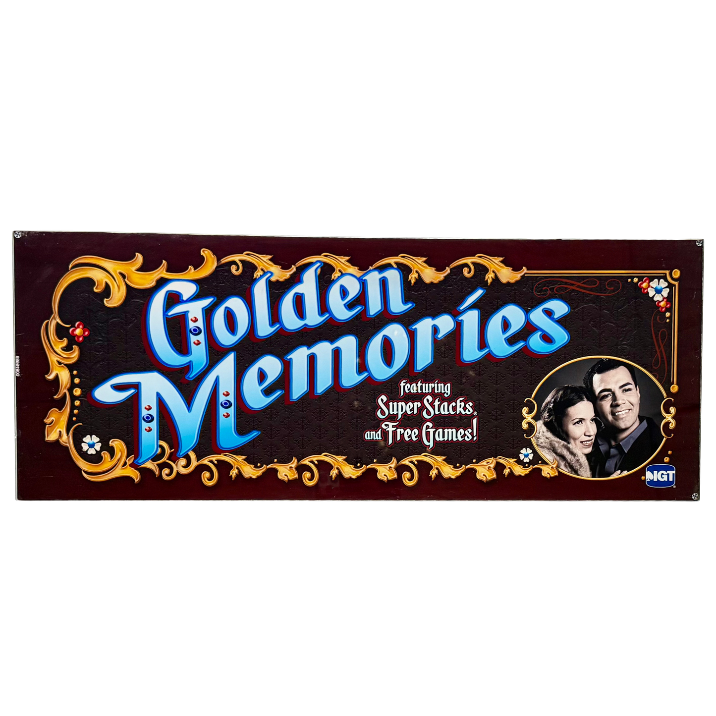 Golden Memories Slot Glass