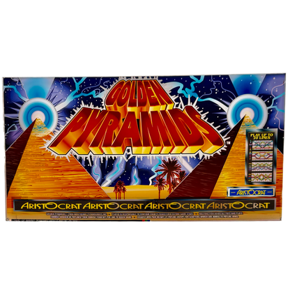 Golden Pyramids Slot Retro Acrylic