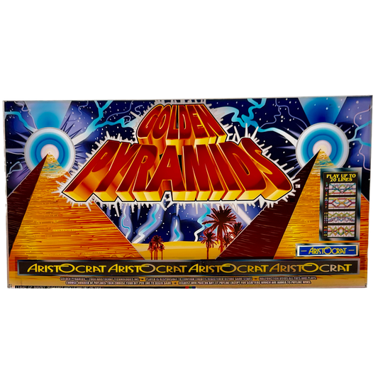Golden Pyramids Slot Retro Acrylic