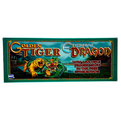 Golden Tiger Eternal Dragon Slot Glass