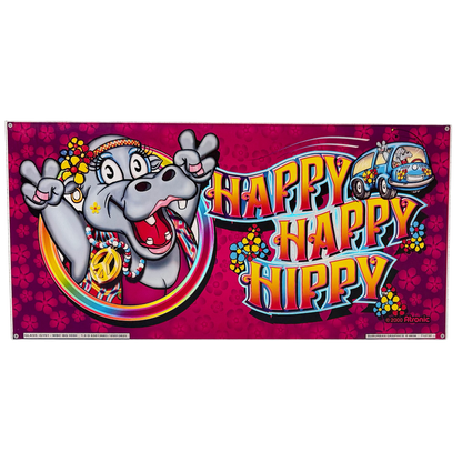 Happy Happy Hippy Slot Glass