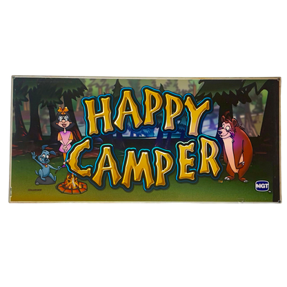 Happy Camper Slot Glass