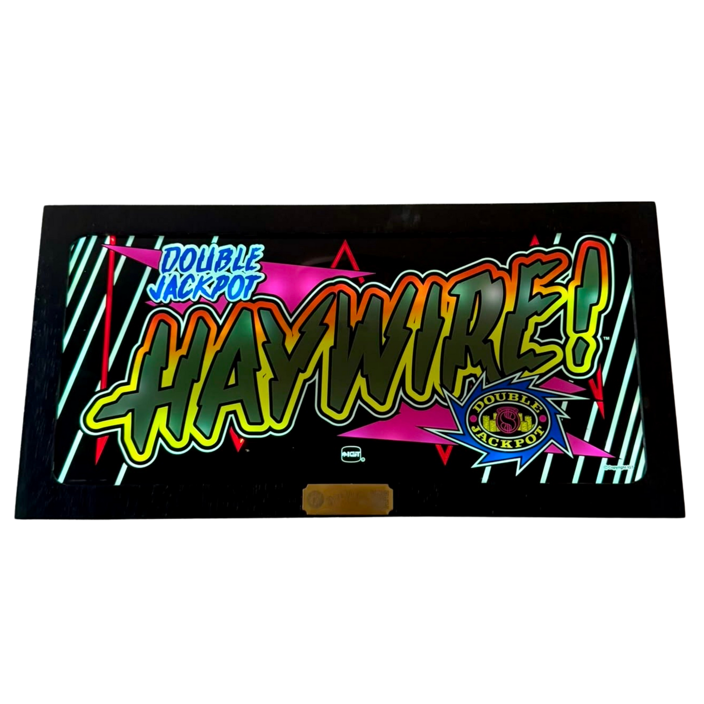 Double Jackpot Haywire! Slot Glass