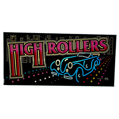 High Rollers Slot Glass