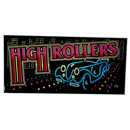 High Rollers Slot Glass