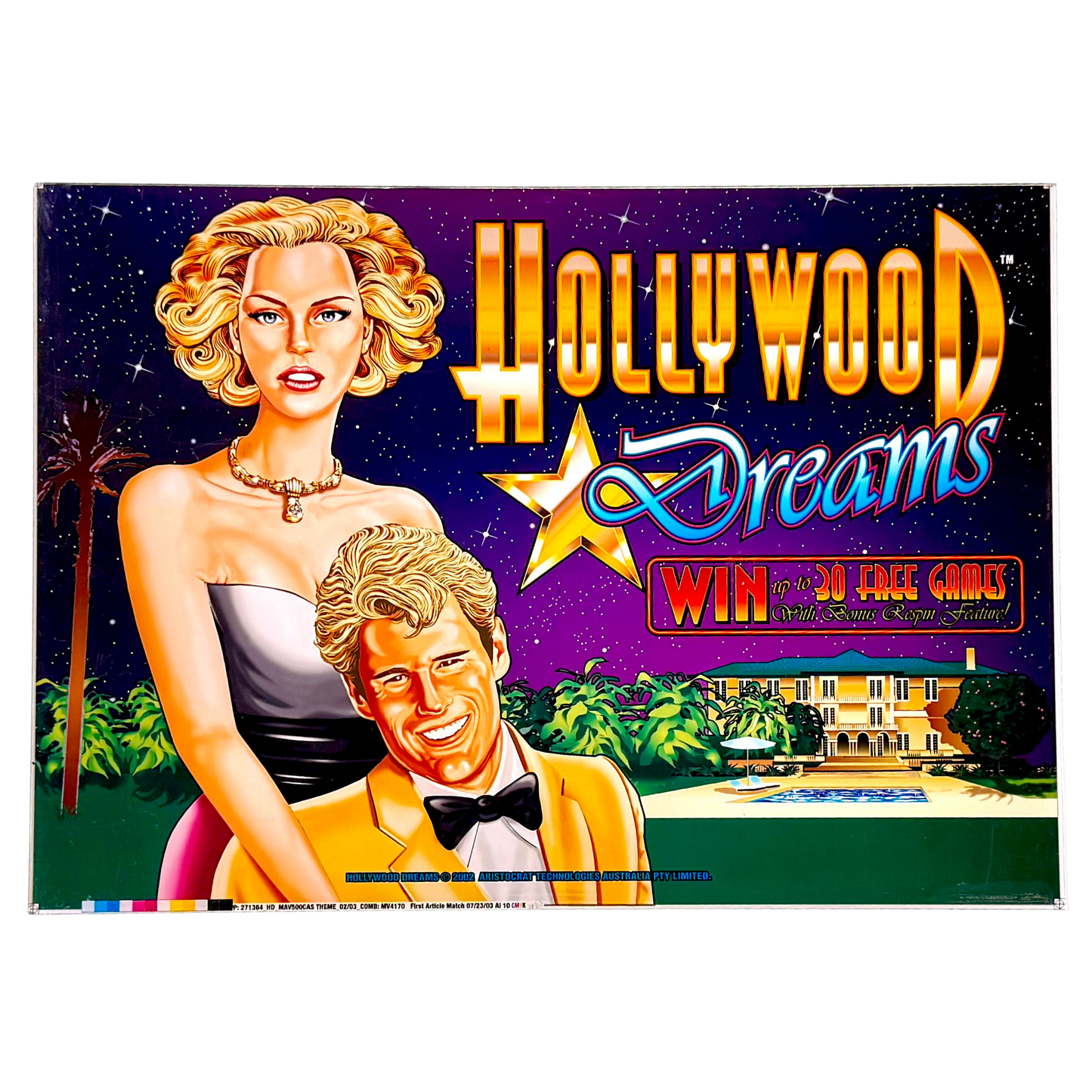 Hollywood Dreams Slot Retro Acrylic