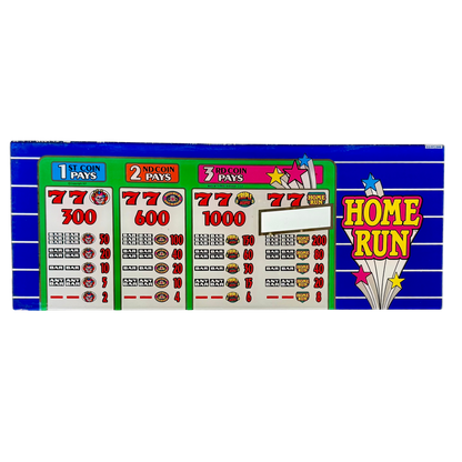 Home Run Slot Glass