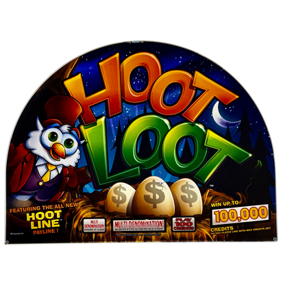 Hoot Loot Jumbo Slot Glass
