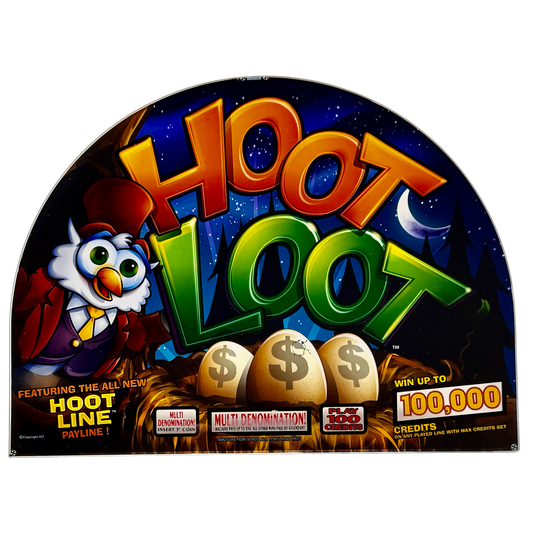 Hoot Loot Jumbo Slot Glass