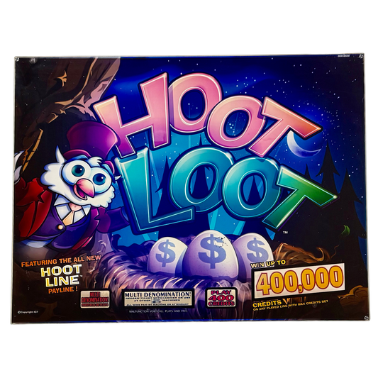 Hoot Loot Jumbo Slot Glass