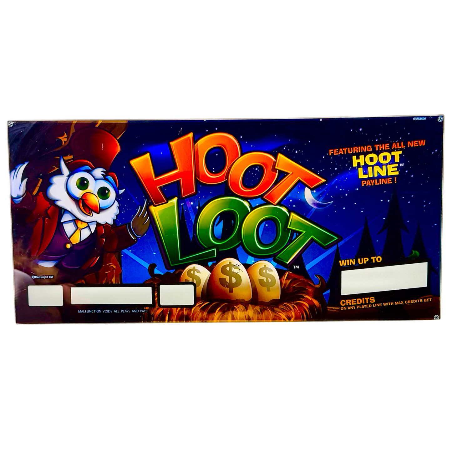 Hoot Loot Slot Glass