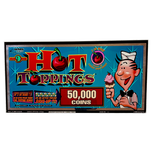 Hot Toppings Slot Glass