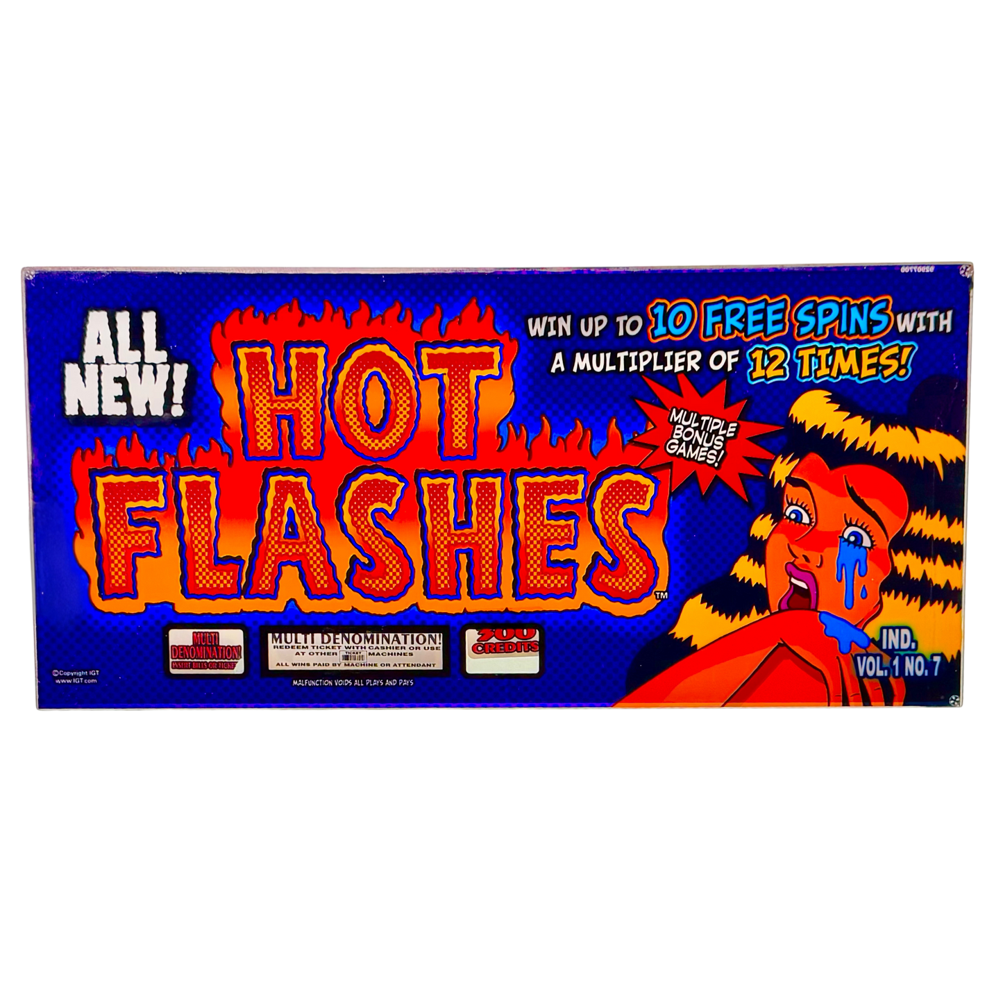 Hot Flashes Slot Glass