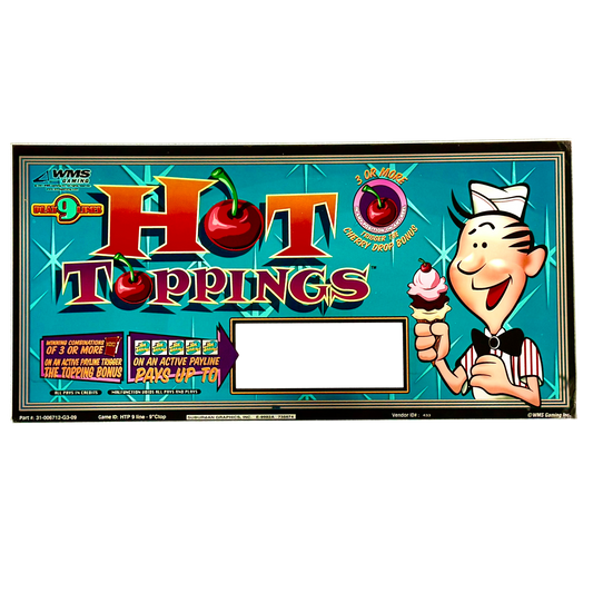 Hot Toppings Slot Glass