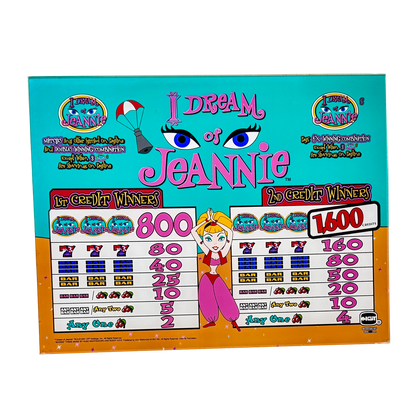 I Dream Of Jeannie Jumbo Slot Glass