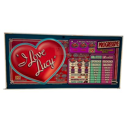 "I Love Lucy" Slot Glass