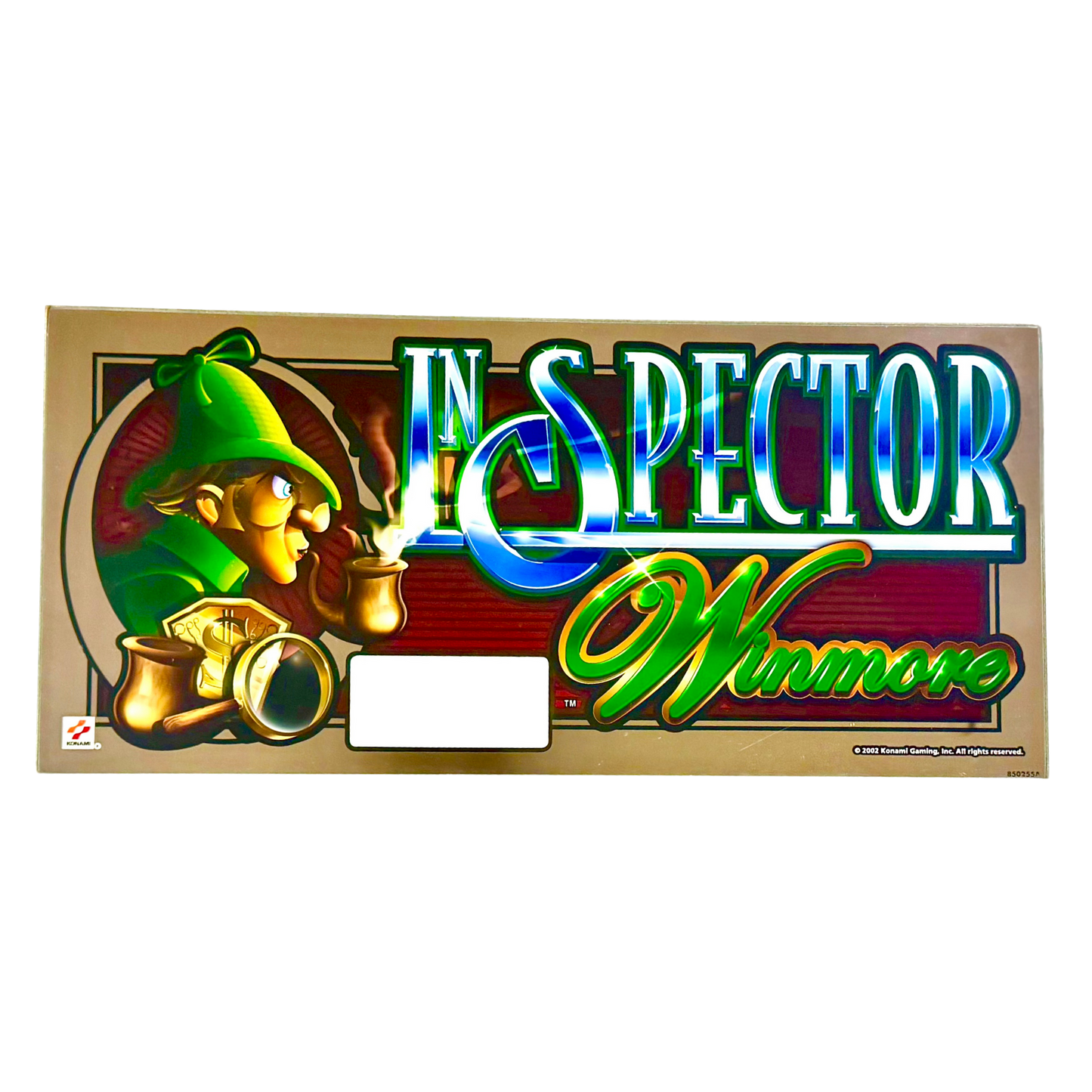 Inspector Winmore Slot Glass