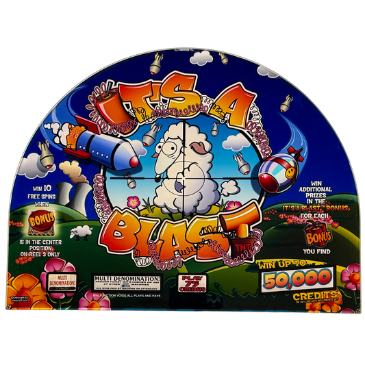 It's A Blast Jumbo Slot Glass