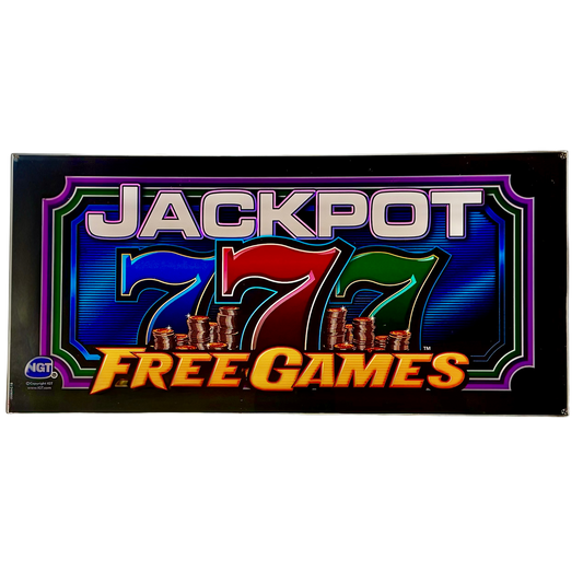 Jackpot 777 Slot Glass