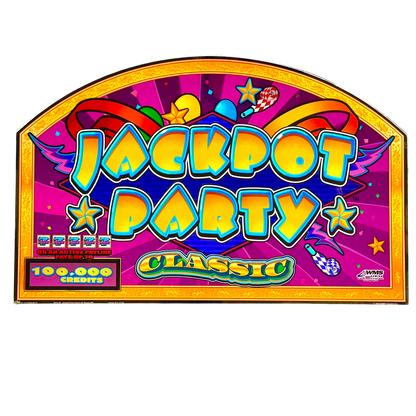 Jackpot Party Classic Slot Glass