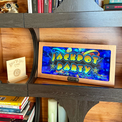 Jackpot Party Purple Slot Glass